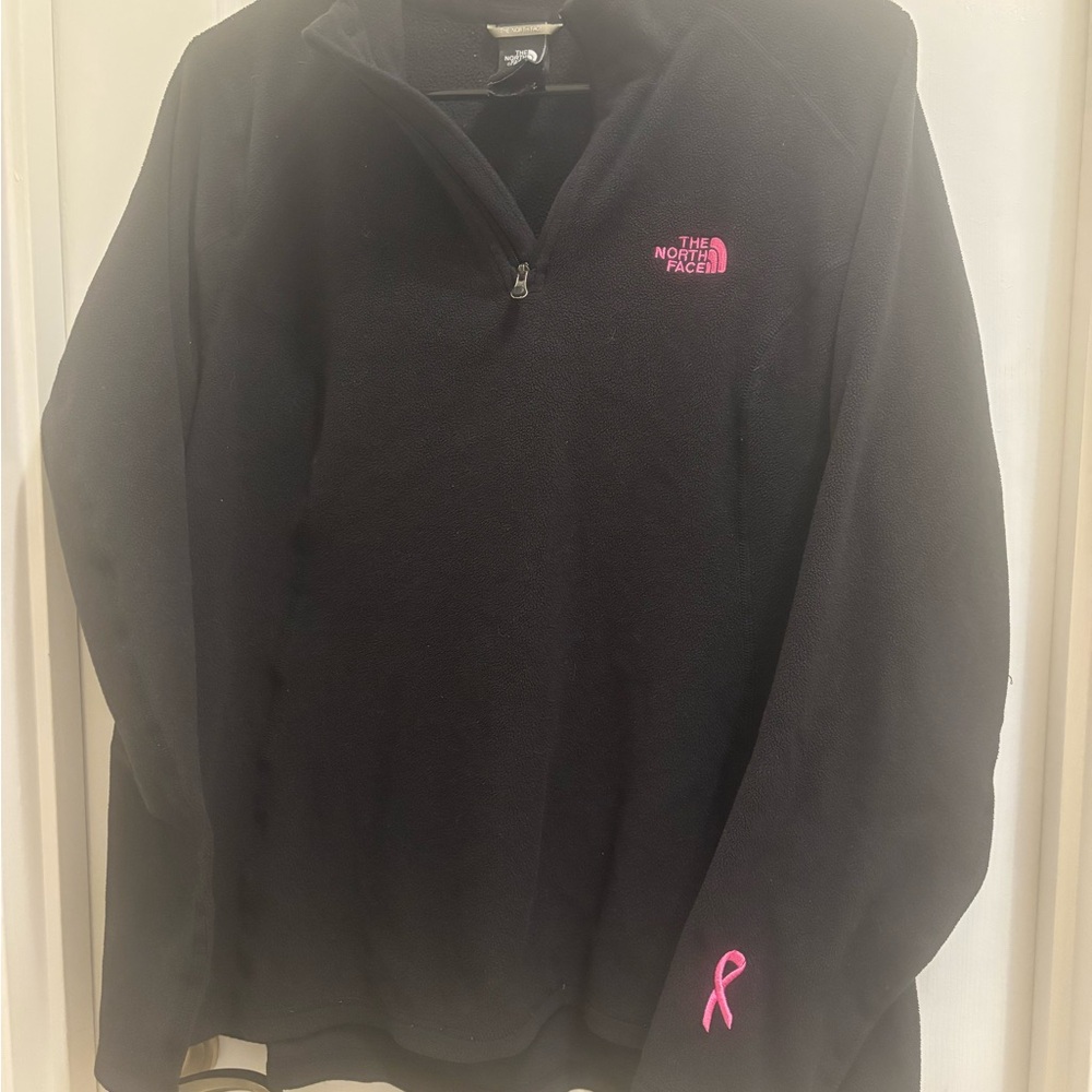 The North Face Women's Black Sweater - Breast Cancer Awareness